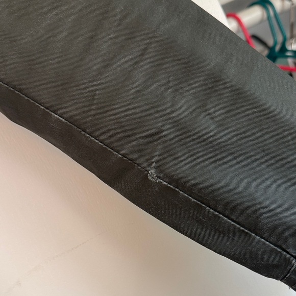 Tommy Hilfiger Women's Olive Green Utility Jacket Gold Hardware Zip Size S‎ FLAW - Picture 8 of 10